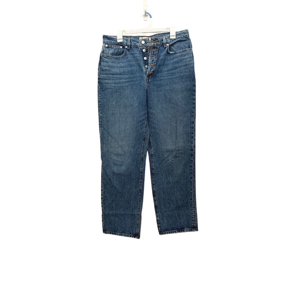 Madewell The Perfect Vintage Straight Jean in Delafield Wash 29 - Picture 2 of 9